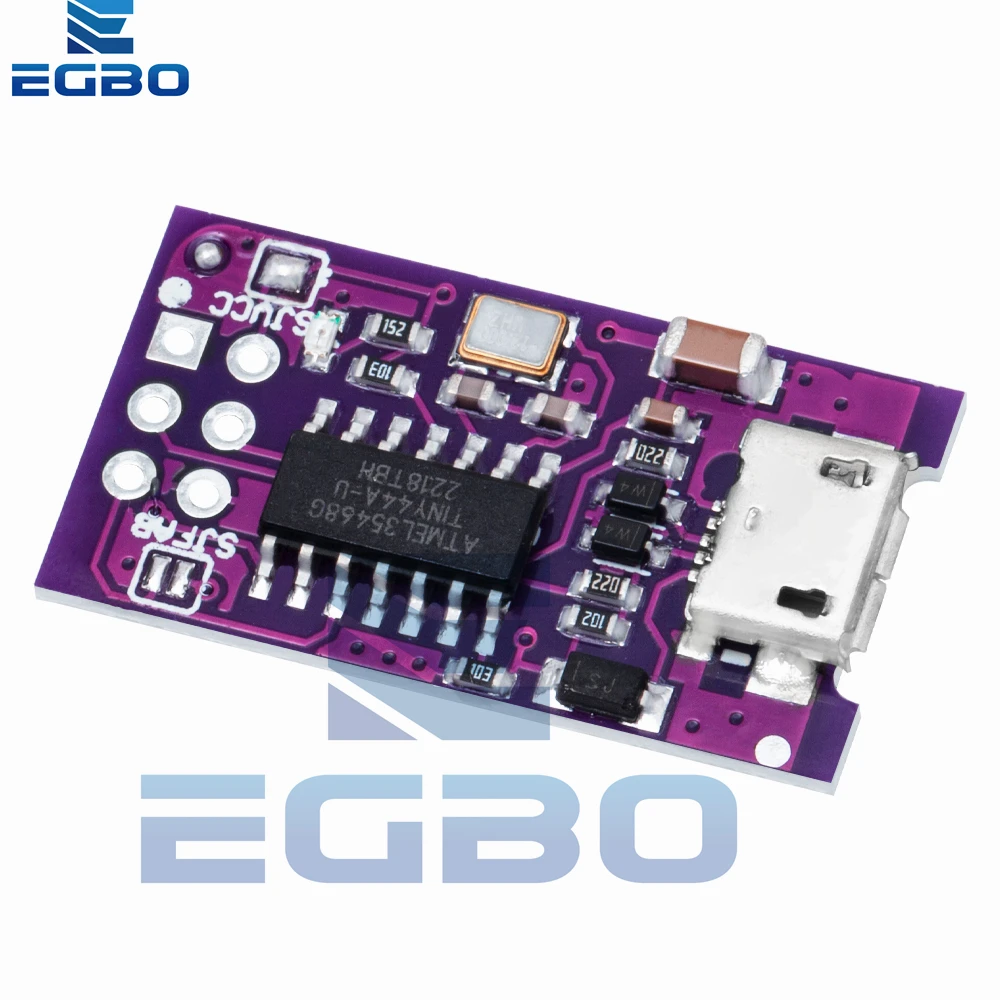 Миниатюрный AVR ISP ATtiny44 ATTiny45 ATTiny85 программатор с микроконтроллером USB btinyisp IDE