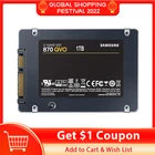 Внутренний жесткий диск Samsung 2 ТБ SSD 1 ТБ 2,5 дюйма 870 QVO 4 ТБ SATA III QLC SATA3, твердотельный жесткий диск, Новый 100% оригинал для настольных ПК