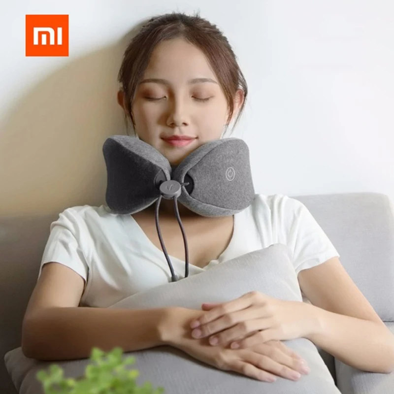

NEW2022 Xiaomi Mijia Lf Neck Pillow Massage Instrument Electrical Shoulder Back Mi Massage Neck Pillow Sleep For Home/Office