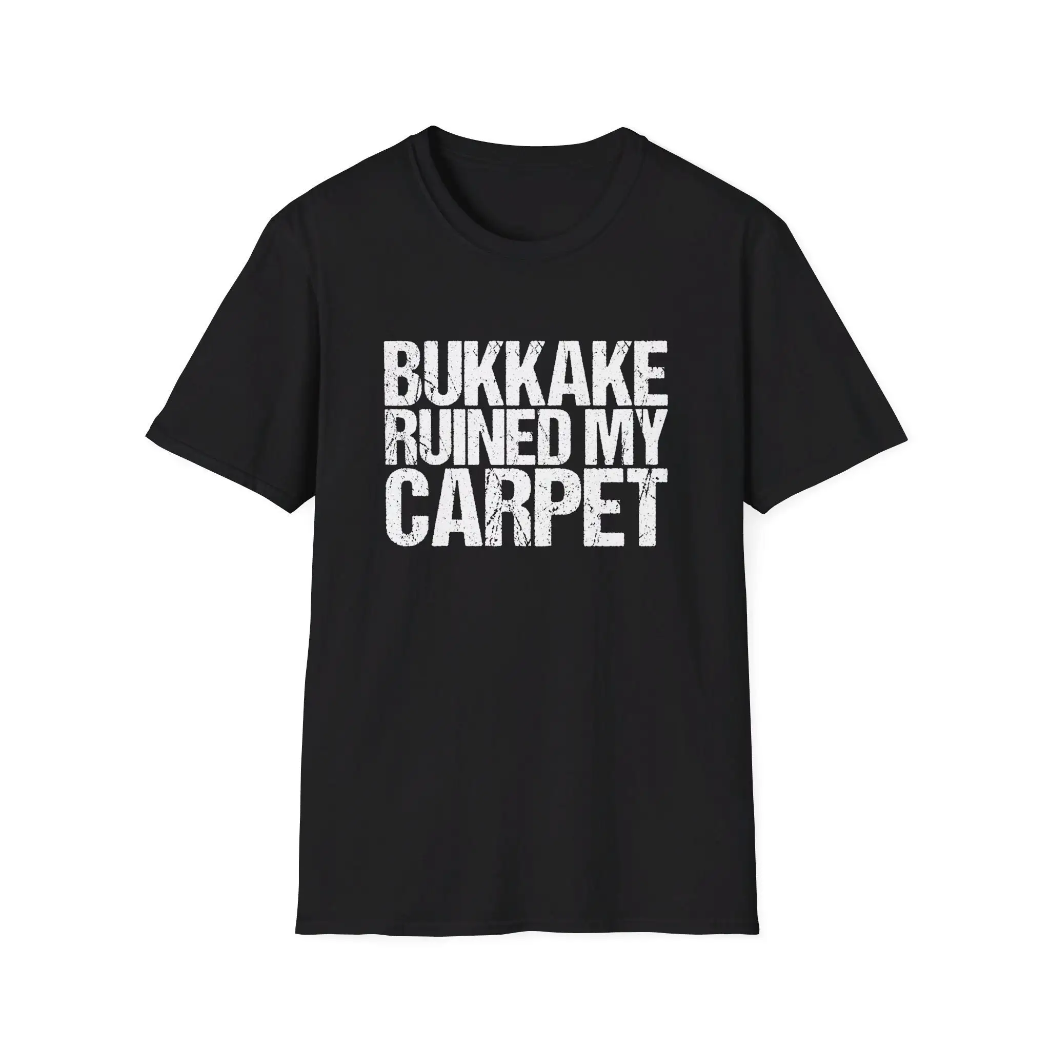 Футболка Bukkake Ruined My Carpet с забавной надписью