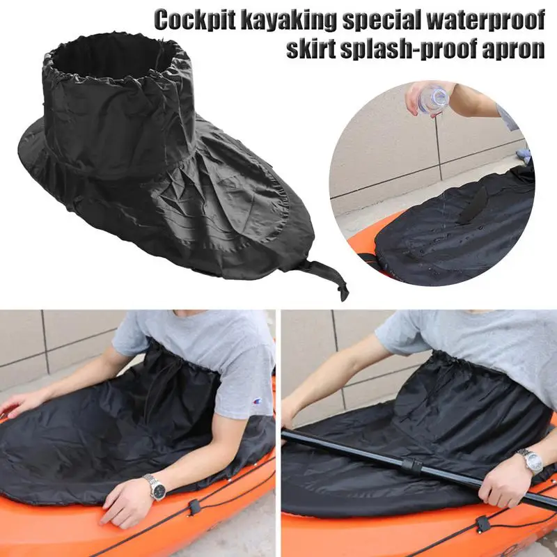 

Cockpit Style Kayaking Waterproof Skirt SplashProof Apron Anti-Splash Apron Water Sport Kayaking Accessories