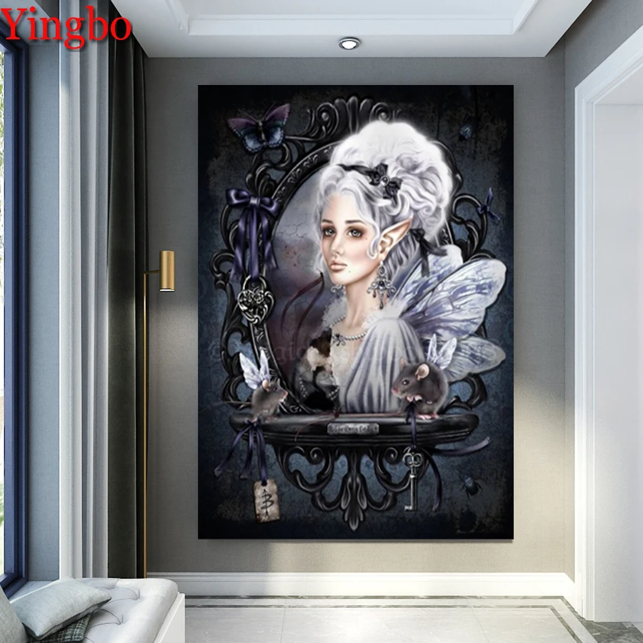 

Набор для алмазной вышивки «сделай сам», картина с абстрактными балеринами, 5d-элементами, полная выкладка, мозаика