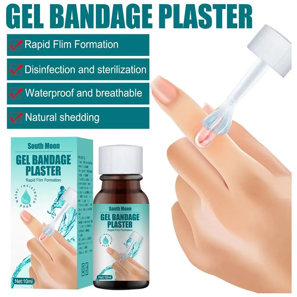 

10ml Waterproof First Aid Liquid Bandage For Small Cut Wounds Healing Gel Medical Disinfecting Adhesive Hemostasis Liquid Patch