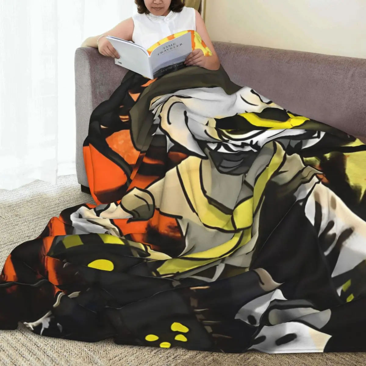 Одеяла Robot Murder Drones V Uzi декоративные фланелевые постельные принадлежности для