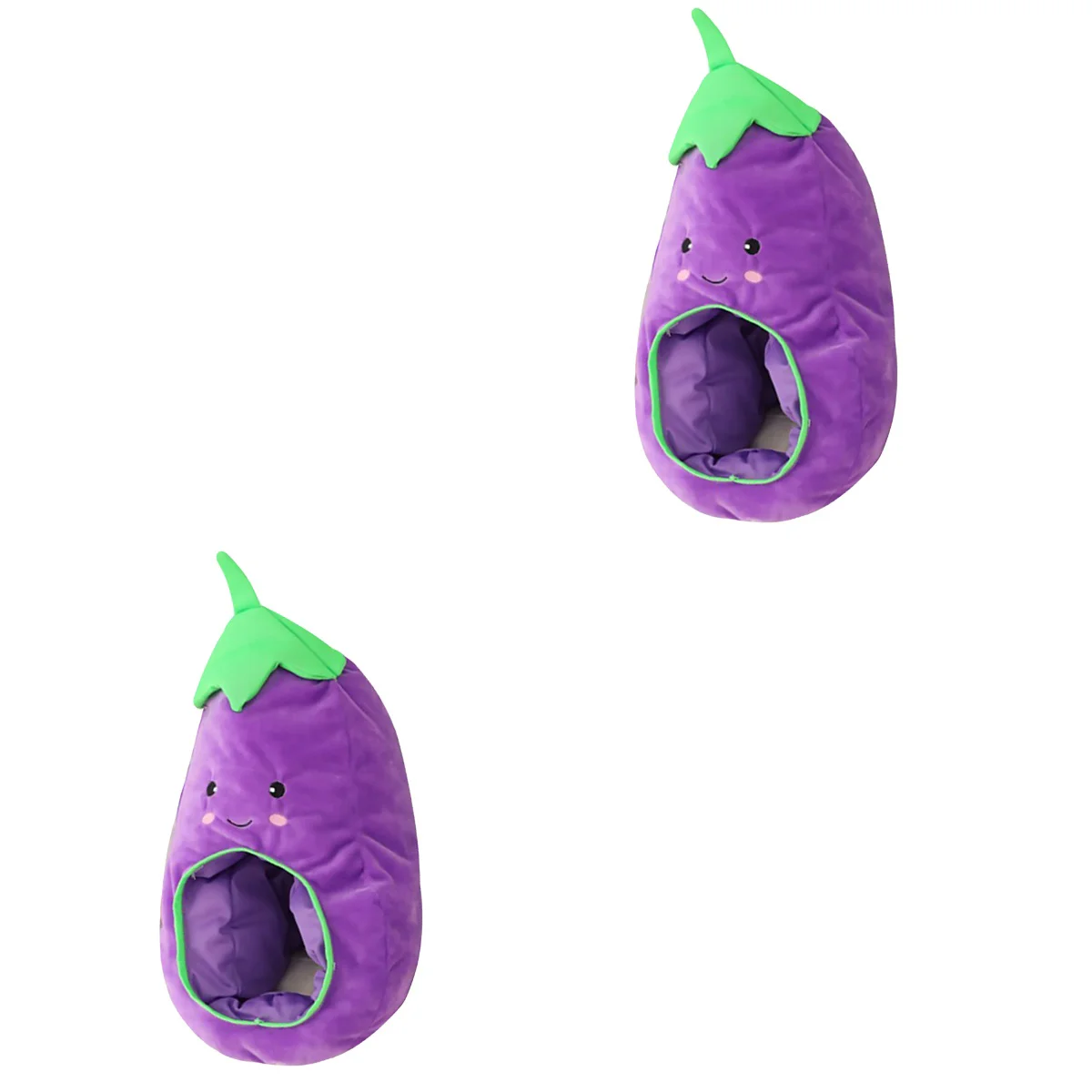 

Hat Party Plush Vegetable Cosplay Eggplant Funny Costumeaccessories Dress Cartoon Carnival Photo Booth Props Fruit Head Cap