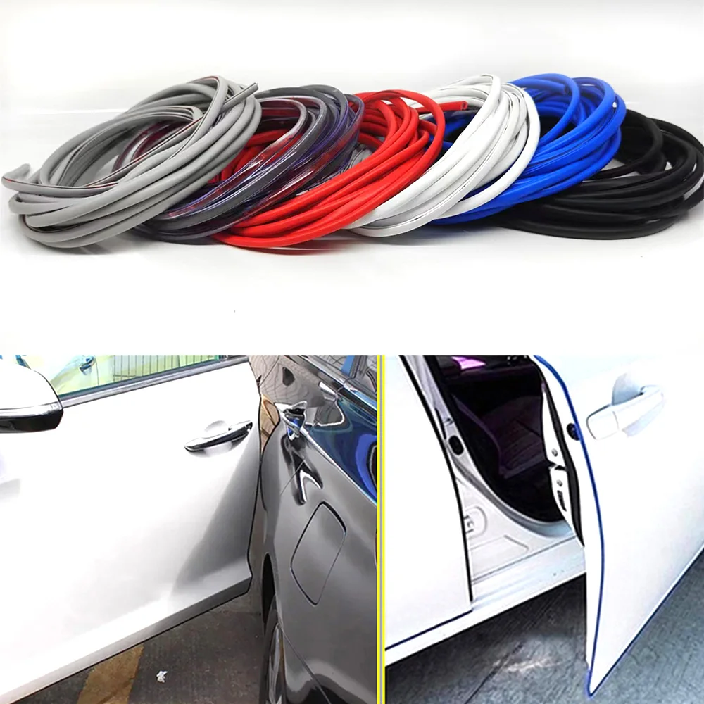 Автомобильные дверные дорожные резиновые защитные полосы 5 м внешний скотч