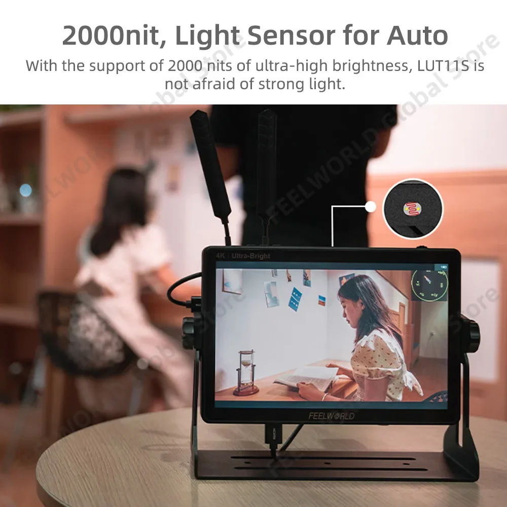 FEELWORLD 10 1-дюймовый 2000nit ультра яркий полевой монитор для камеры IPS 1920x1200 сенсорный