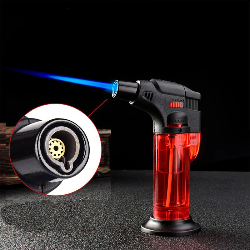 

High-temperature straight-ahead personalized windproof spray gun moxibustion lighter point incense barbecue cigar baking