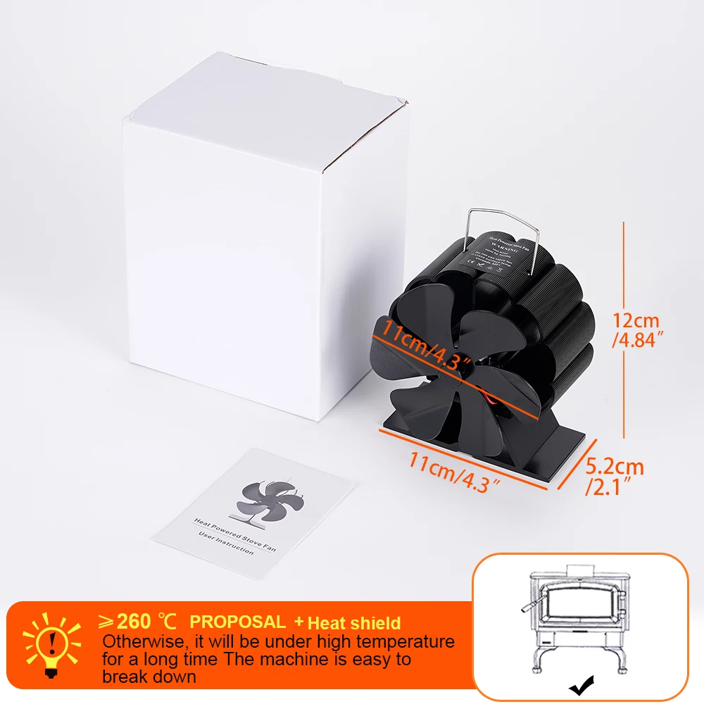 

Автономный каминный вентилятор combiubiu