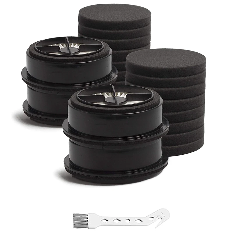 

Replacement HEPA Filter And Foam Filter Kit Fit For Dirt Devil Vacuum Cleaners F44 Compares To 304019001 Pack Of 4 Set