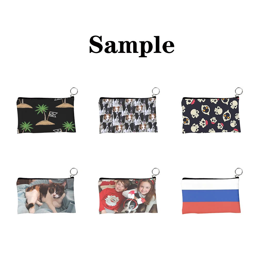 Кошелек с монетницей на заказ кошелек персонализированным забавным логотипом