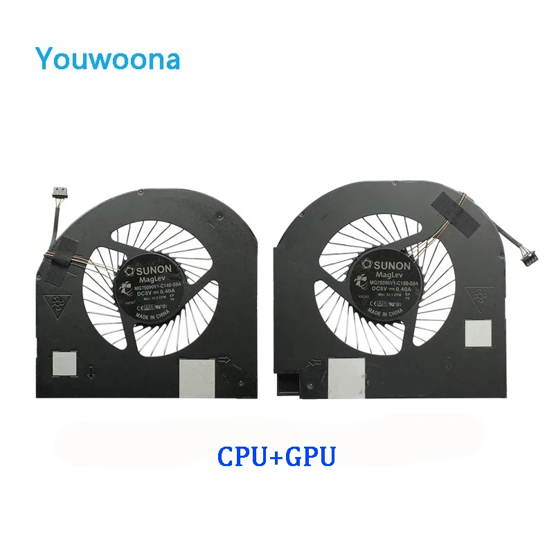 Охлаждающий вентилятор для ноутбука Dell Precision 7730 7740 M7730 M7740 Youwoona