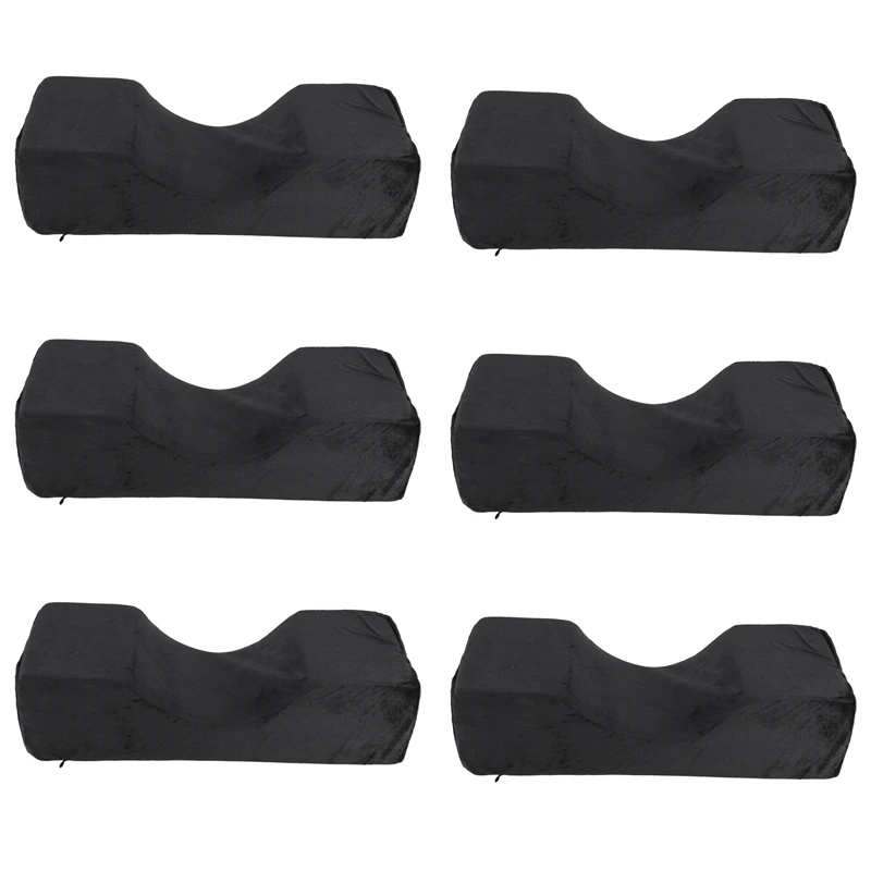 

6X Professional Eyelash Extension Pillow Flannel Salon Use Memory Beauty Pillow Stand Grafted For Eyelash Extension