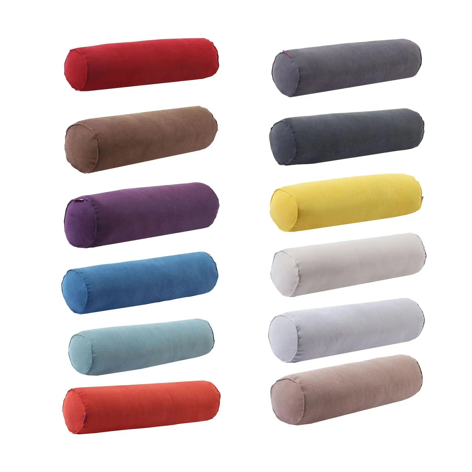 Валик для шеи подушка в рулоне цилиндрические подушки мягкие дивана коленей сна