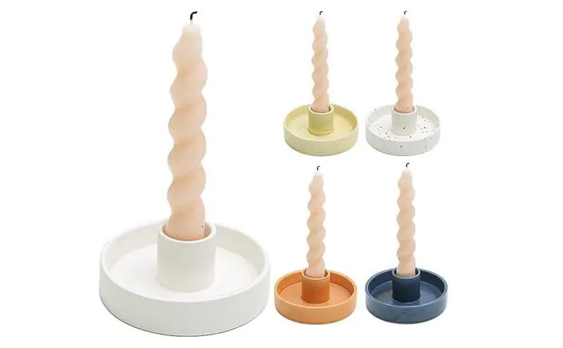

Candle Stick Holders candlestick Artistic Round Decorative chandeliers Home Decor Ceramic Table Centerpiece candle holders
