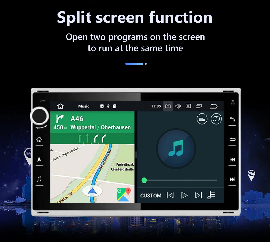 Автомагнитола Eunavi 2 Din Android 10 мультимедийный видеоплеер с GPS без DVD для VW PASSAT B5 MK4 MK5