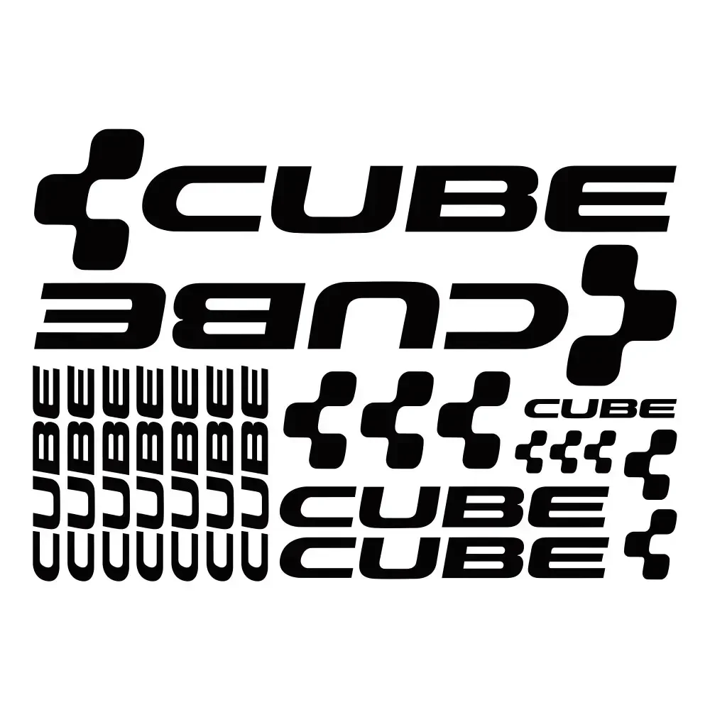Креативный комплект автомобильных наклеек Cube Adesivi Bici наклейки для велосипеда Mtb