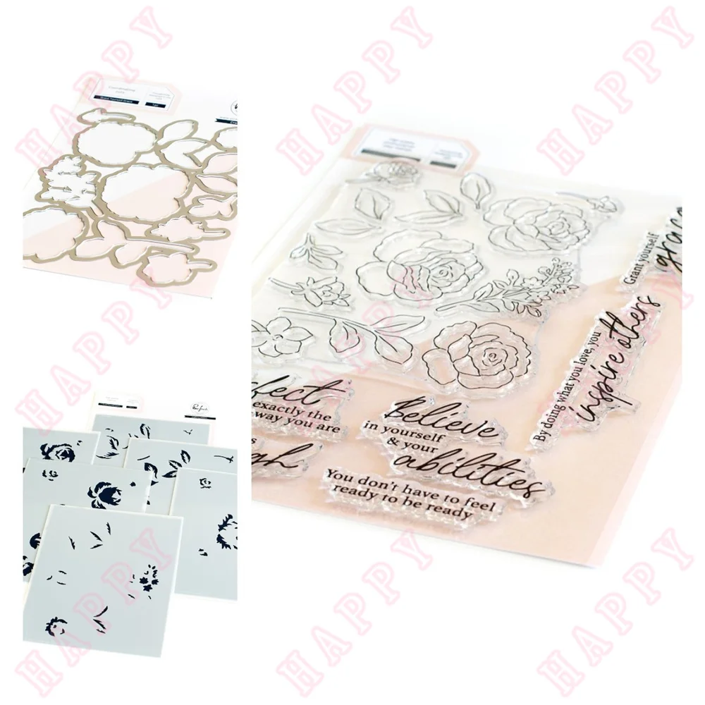 

Explosive Models 2022 New Grant Yourself Grace metal Cut Dies Stamps Stencils Scrapbook Diary Decoration Diy Greet Card Molds