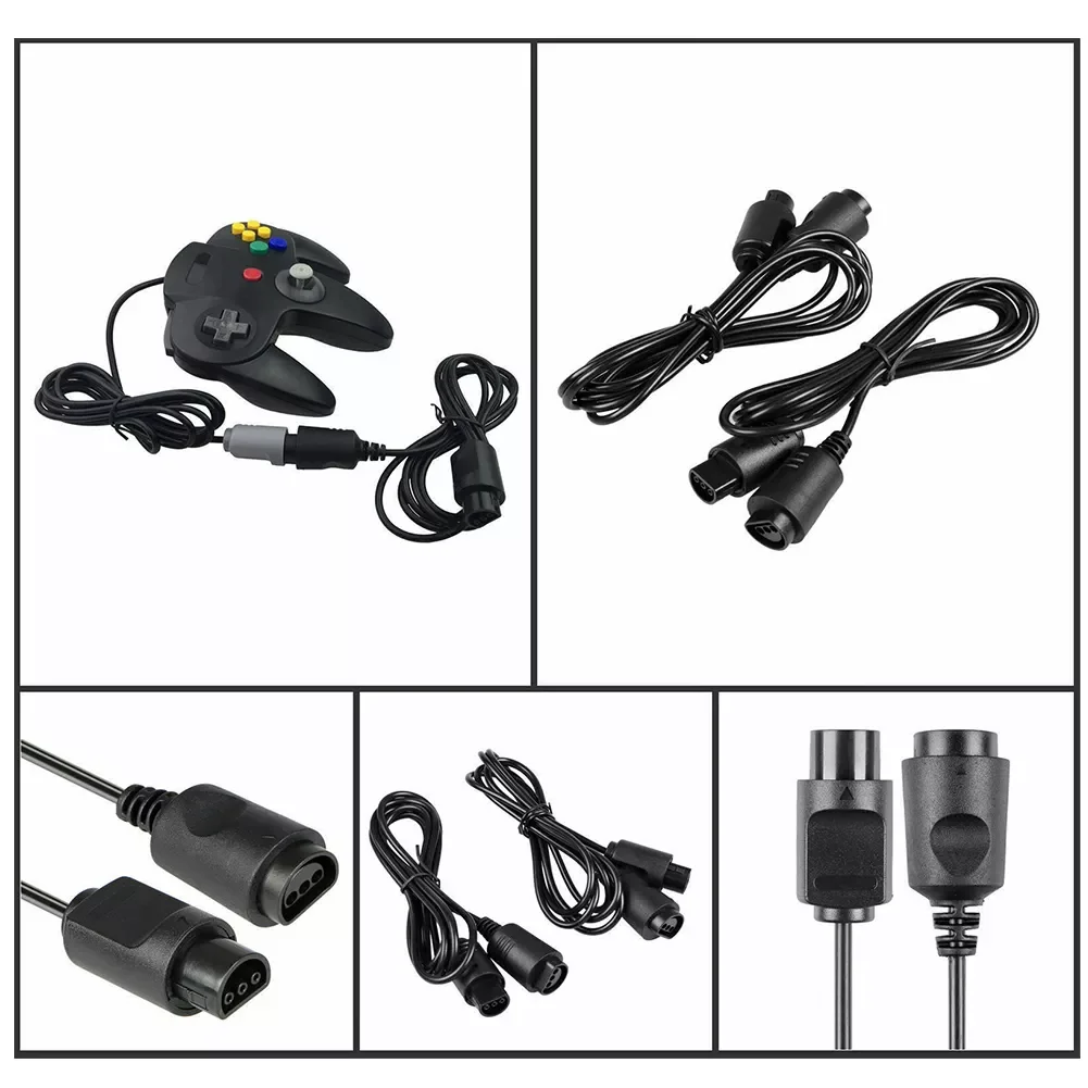 

Game Console Data Controller Joystick Portable Adapter Lengthened Charging Plug And Play Line Extension Cable Game For N64