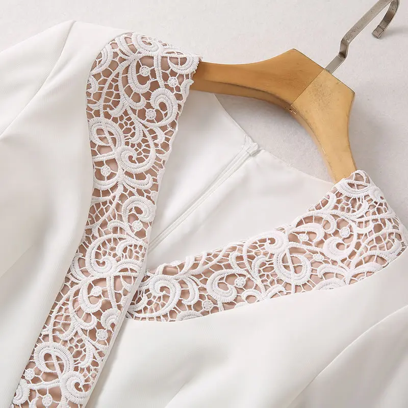 Кружевное лоскутное платье принцессы Кейт элегантные асимметричные платья с