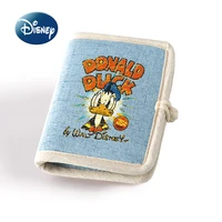disney 2022 new fashion womens wallet canvas folding womens cute coin purse high quality multi card slot personality wallet
