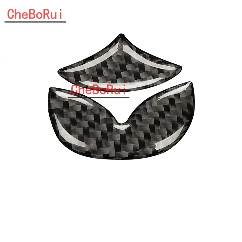 Для Mazda 3 AXELA 2020-2023 автомобильная панель рулевого колеса декоративная наклейка с