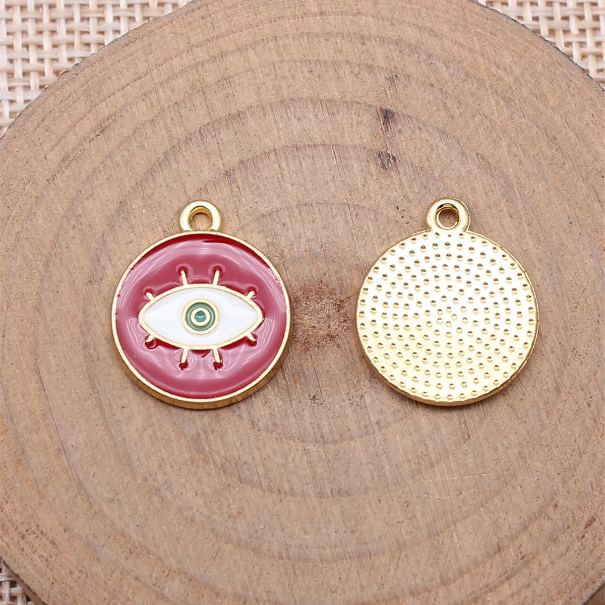 WYSIWYG 10 шт. 16x18 мм 4 цвета подвески от сглаза кулон для самостоятельного