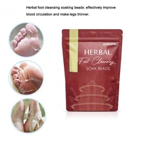 herbal foot cleansing soak bead lymphatic drainage ginger slimming foot bath bag botanical cleansing beads for men women 10pcs