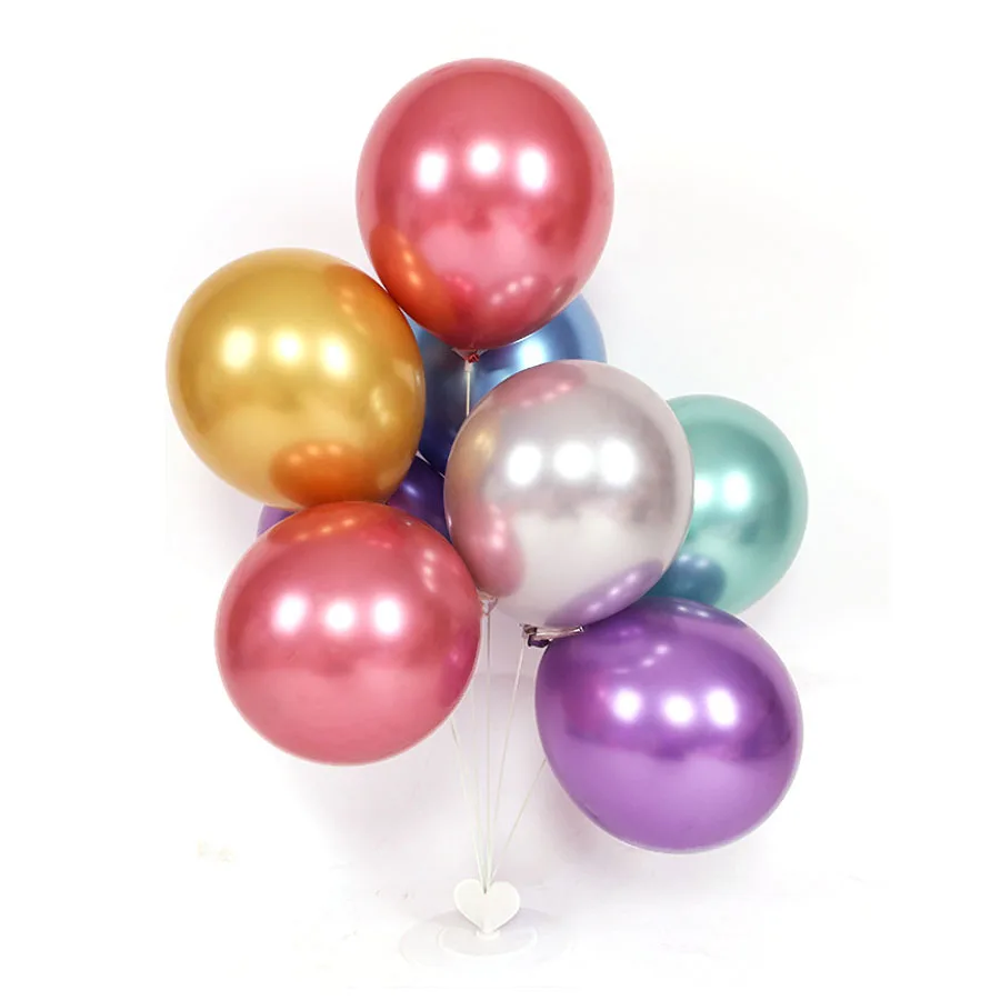 Chrome Gold Balloons Helium Latex Birthday Party Wedding Supplies Accessories Baby Shower Inflatable Games Home Table Decoration