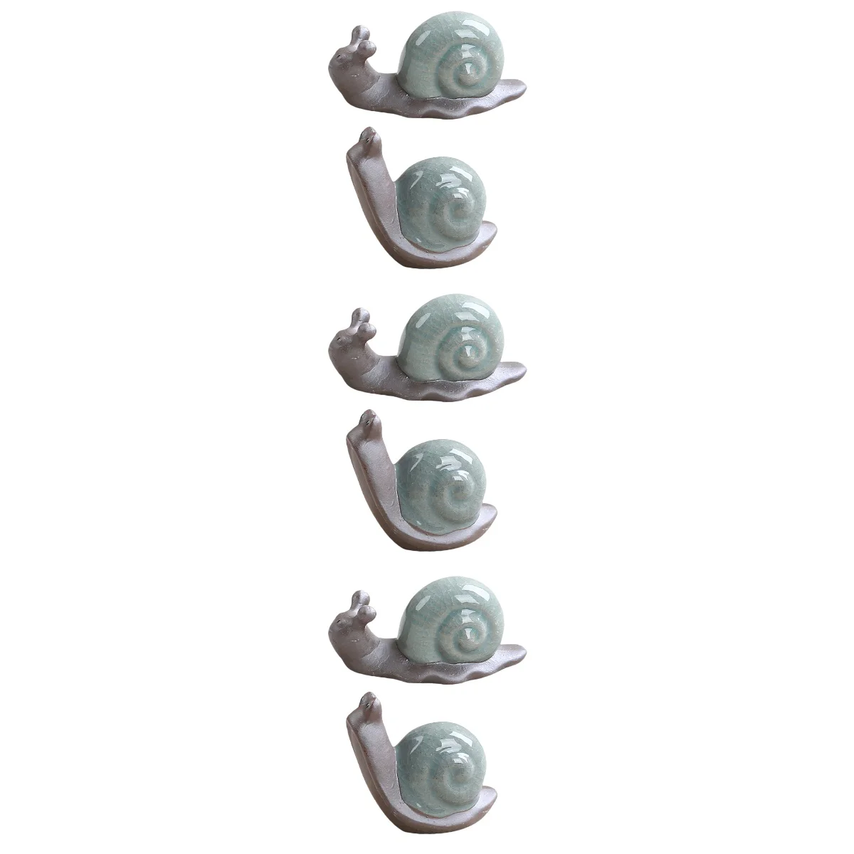 

Snail Statue Animal Miniature Sculpture Miniatures Figure Gifts Decoration From Model Desk Shui Feng Ornament Table Tea Pet Gift