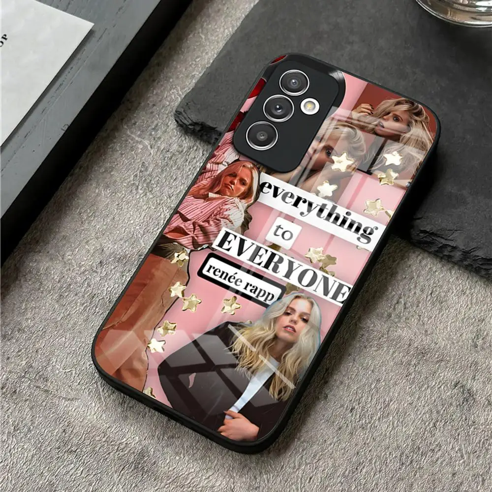 Чехол R-Renee для телефона с изображением певицы и S24 Ultra Samsung S23 Fe S22 S20 S21 Plus Galaxy A54 A34 A24