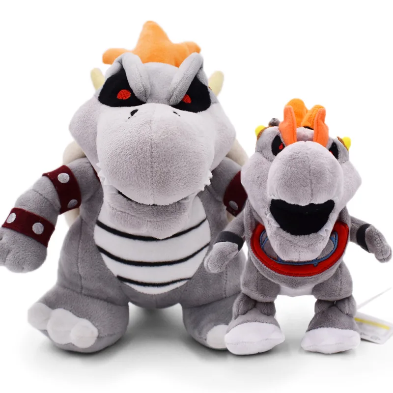 Плюшевые куклы копа II в стиле Super Mario Grey мягкие Мультяшные аниме игрушки для