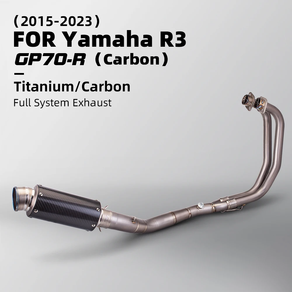 

SR CR-T GP70-R Титановая Выхлопная полная система для Yamaha YZF R25 R3 MT03 2015-2021