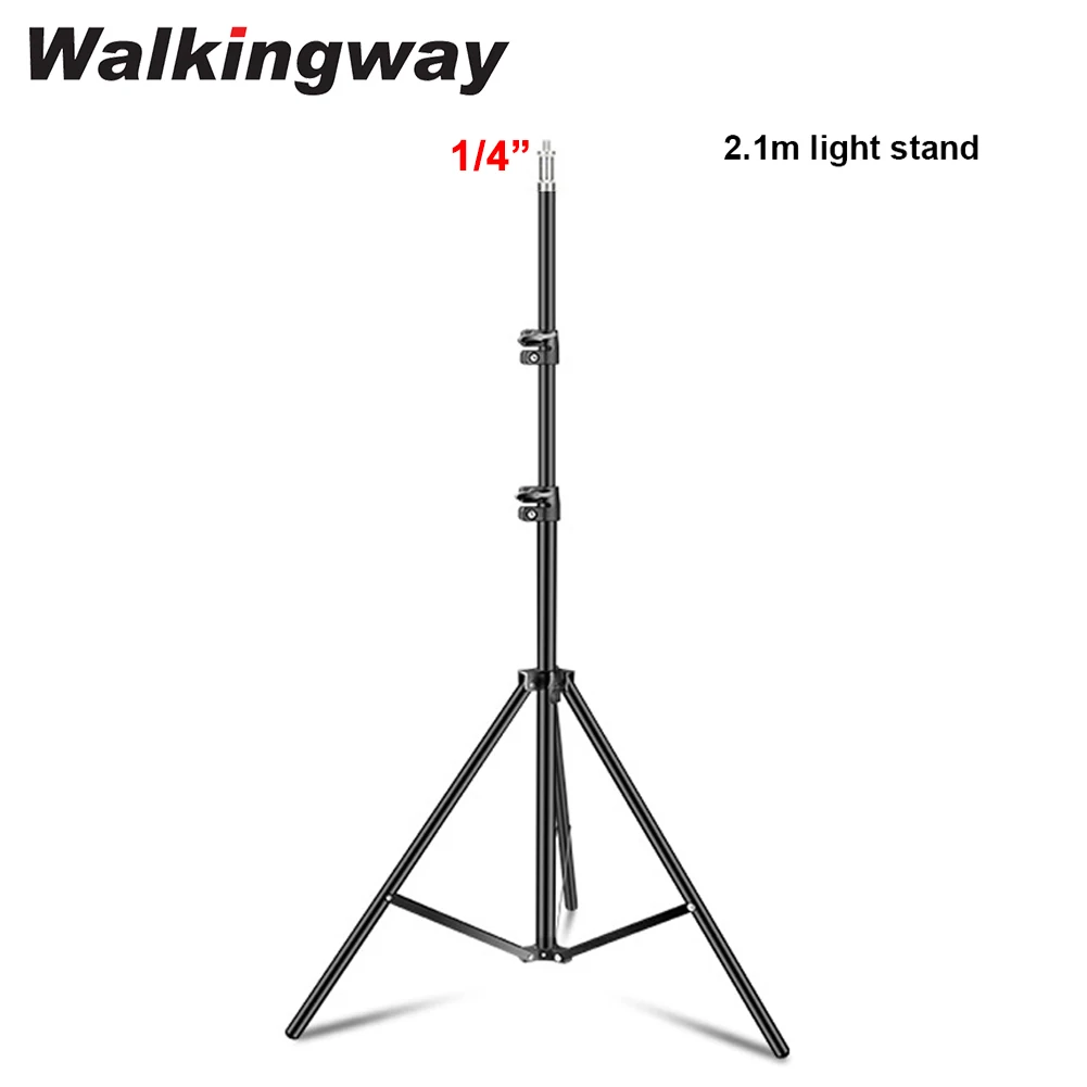 

Портативный штатив Walkingway для фотосъемки с винтом 1/4 для софтбокса, светодиодный кольцесветильник светильник для камеры телефона, лазерный уровень, проектор