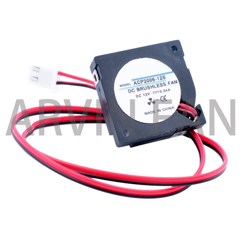ACP-2006 20x20x6 мм 20 мм вентилятор 5 в постоянного тока 12 В ультратонкий охлаждающий вентилятор подходит для проектора и охлаждения «сделай сам»