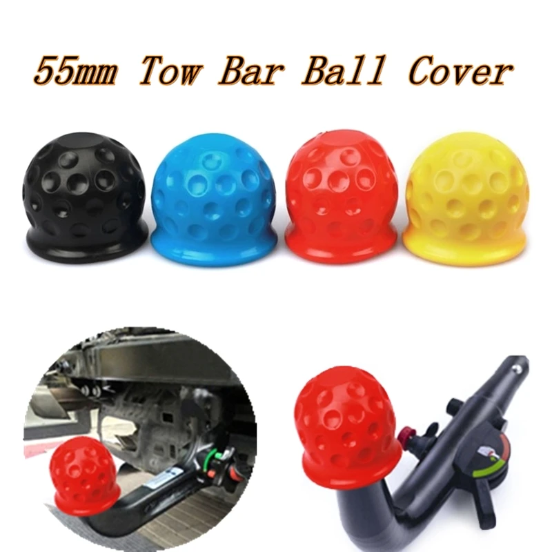 

Universal 50mm Tow Bar Ball Cover Ball Hood Trailer Hitch Protect Towball Trailer Ball Cover Car Caravan Accessories