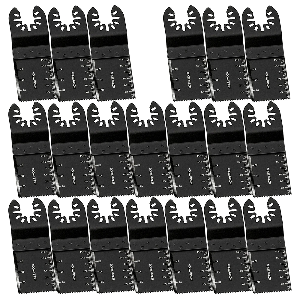 

20pcs/set Renovator Multi Saw Blade Oscillating Tool Blades Oscillating Cutting Wood Tools for Power Reciprocating Hand Tool Set
