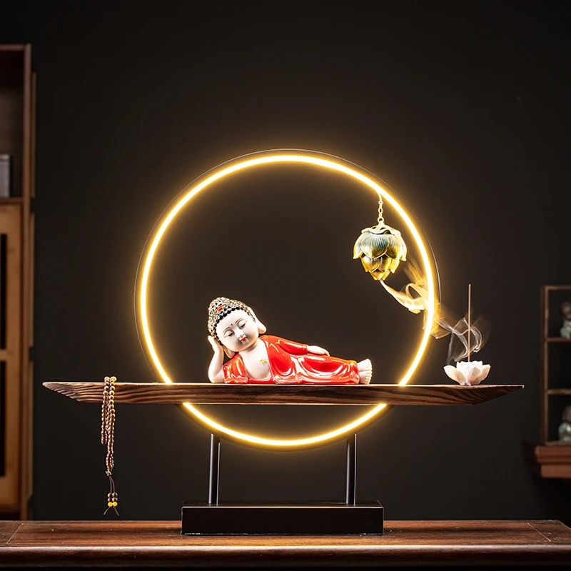 

Creative Incense Burner Smoke Fountain Ceramic Waterfall Incense Burner Backflow Buddhist Incenso Cone Home Decoraction Z6