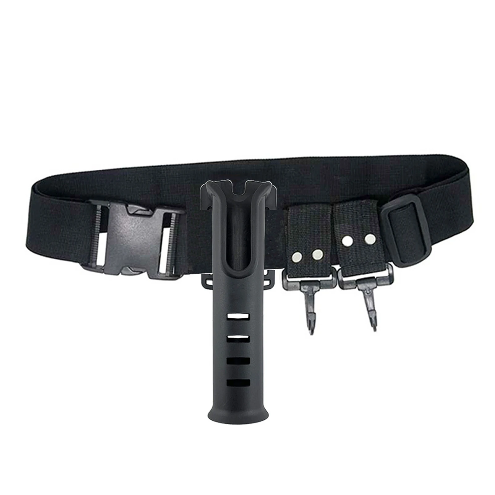 

Sturdy Inserting Device Portable Support Stand Durable Fishing Accessory Multifunction Rod Holder Useful Lightweight Waist Belt
