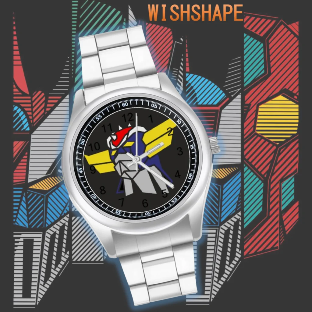 Кварцевые часы Goldorak grenрядом, НЛО-робот унисекс, парные наручные часы, фото, спортивные наручные часы из нержавеющей стали, оптовая продажа