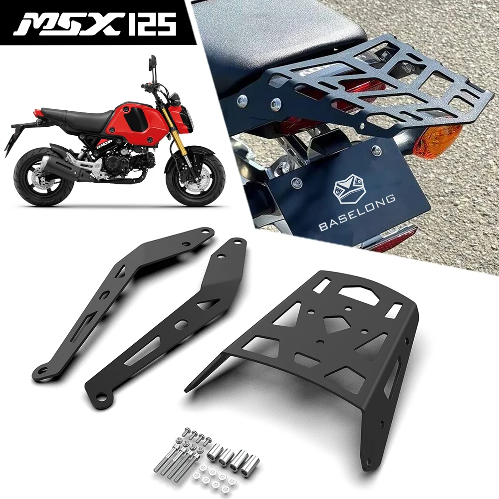 Задняя багажная стойка для мотоцикла Honda GROM MSX125 MSX 125 2021 2022 2023 2024