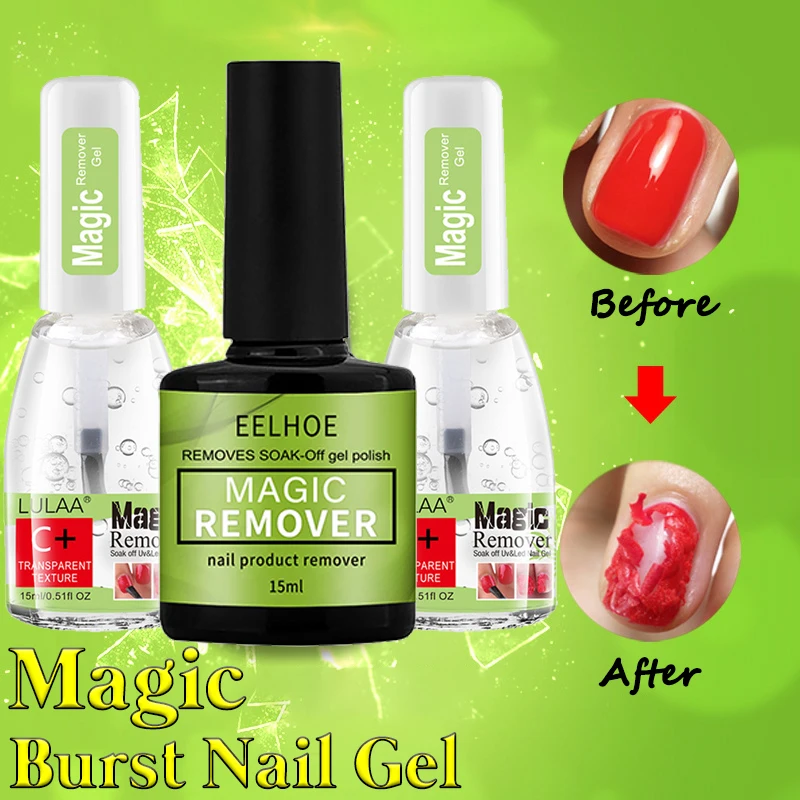 

Волшебное быстрое средство для удаления гель-лака, 15 мл