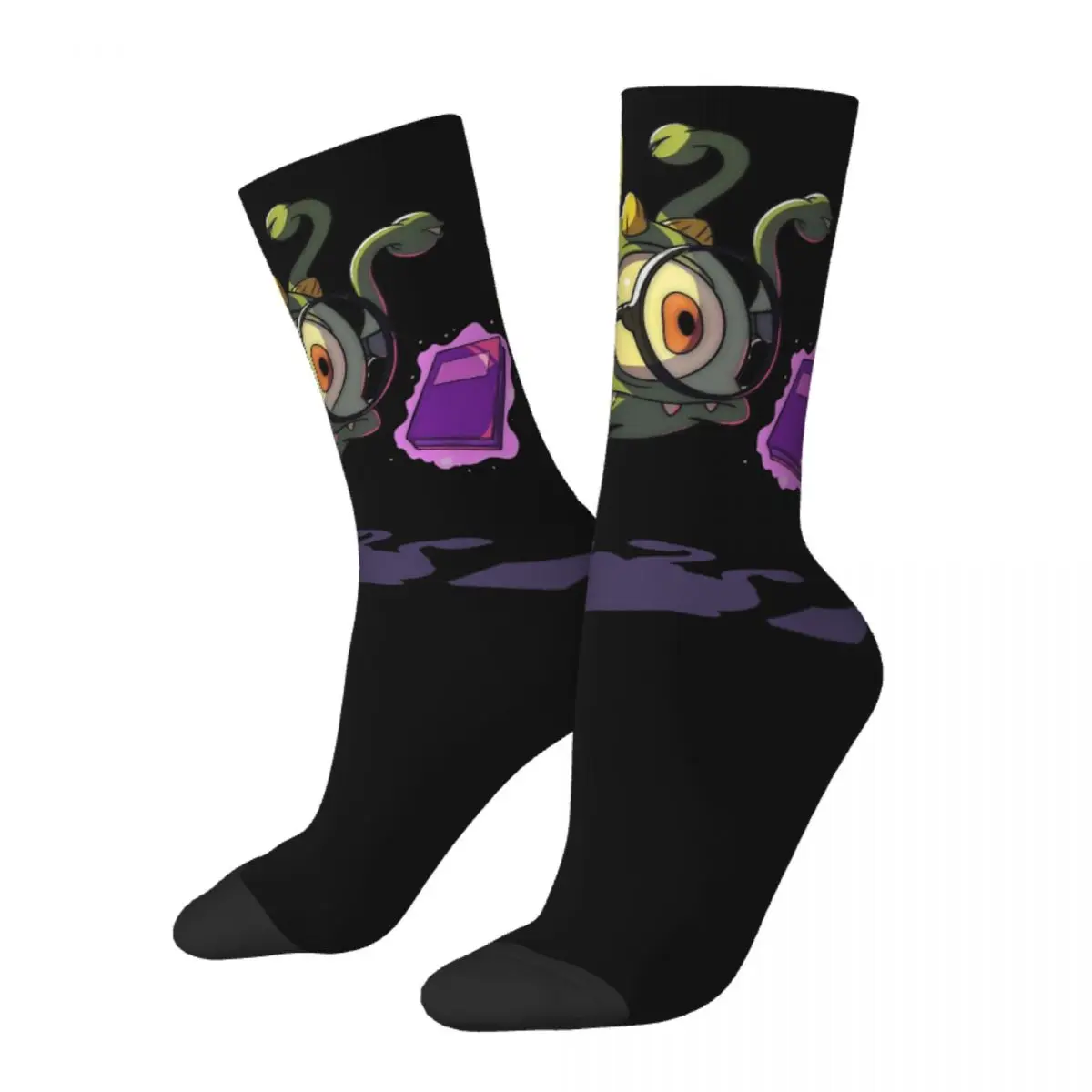 

Happy Funny Men's Socks Beholder Playing Game Retro Harajuku dnd Hip Hop Novelty Pattern Crew Crazy Sock Gift Printed