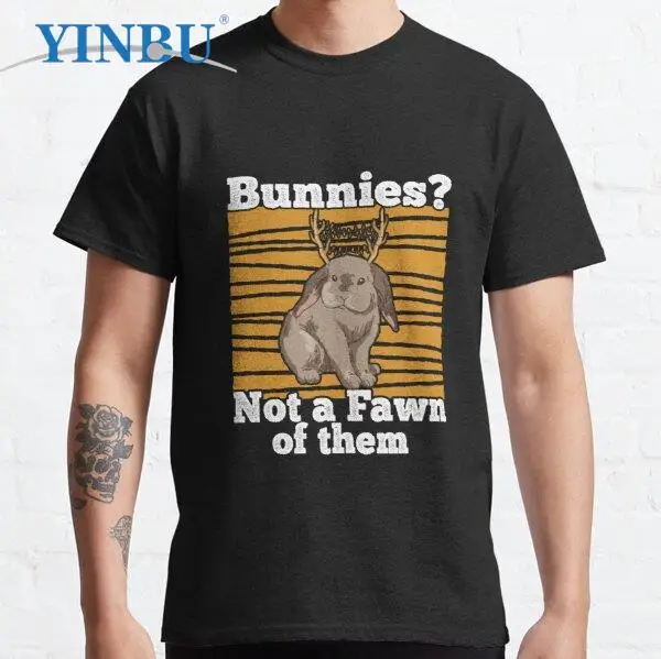 

Jackalope Christmas Bunny Design Men's clothing anime graphic t shirts for men 2023 streetwear