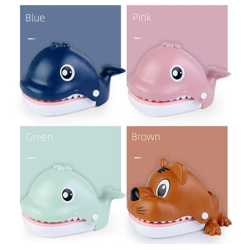 

Cute Playing Toy Whale Mouth Dentist Bite Finger Interactive Game Funny Gags Toy Children Gift