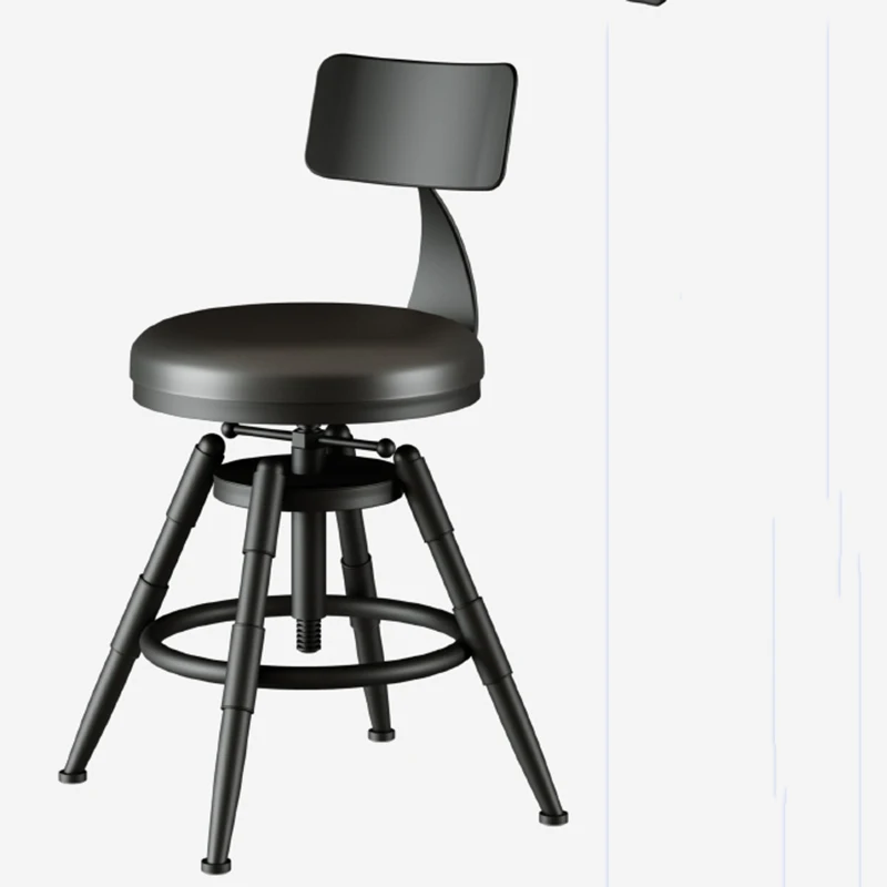 Современный регулируемый стул скандинавский Вертлюг роскошная Железная мебель