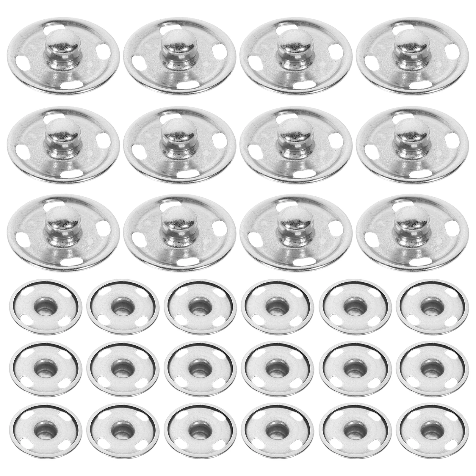 50 комплектов пришивных застежек пуговиц кнопки для брюк металлическая одежда