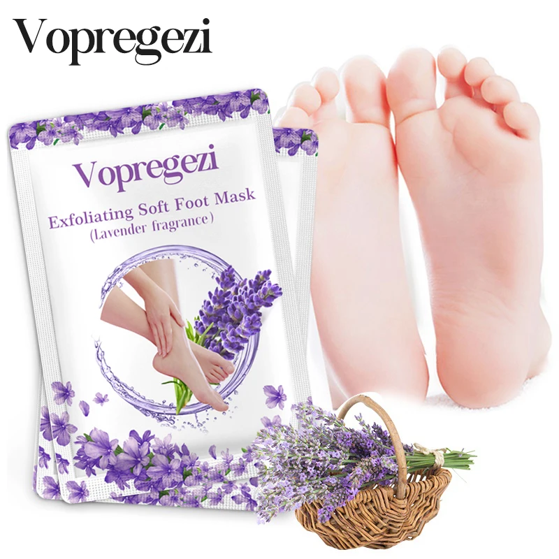 

Vopregezi 3/4/5/6/7packs Feet Exfoliating Foot Mask Skin Peeling Dead Skin Foot Mask Socks for Pedicure Socks Heels Peeling Mask
