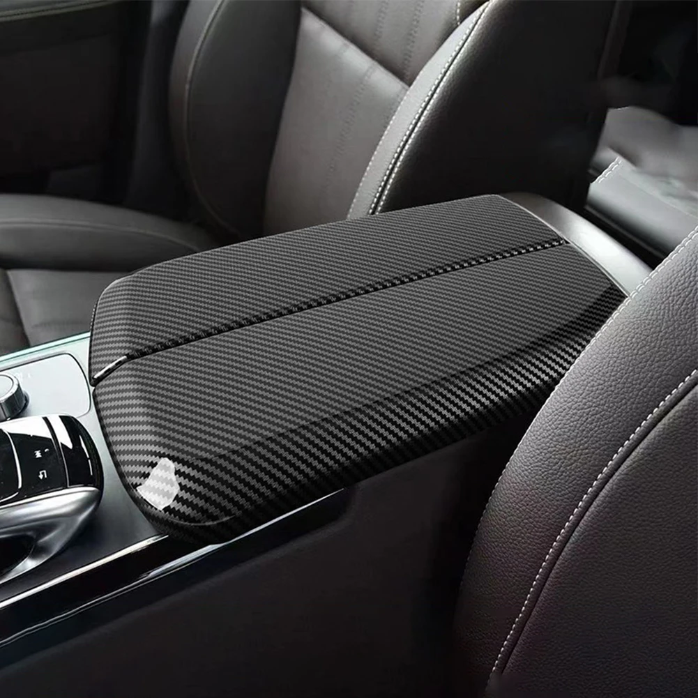 

Durable New 2x Cover Sticker ABS For Mercedes W166 GLE300 Scratch-resistant Anti-corrosion Carbon Fiber Texture