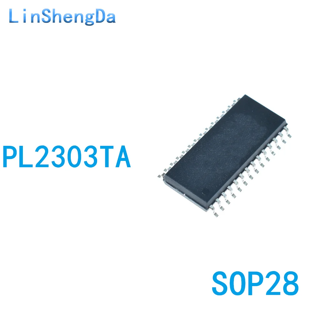 

10PCS PL2303TA chip SSOP28 USB-RS232 conversion serial port control chip IC